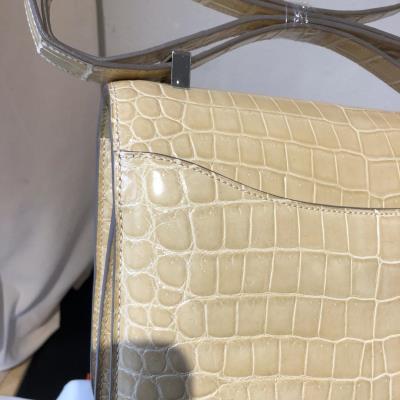 wholesale quality hermes constance 19 shinny niloticus crocodile 12 nata phw